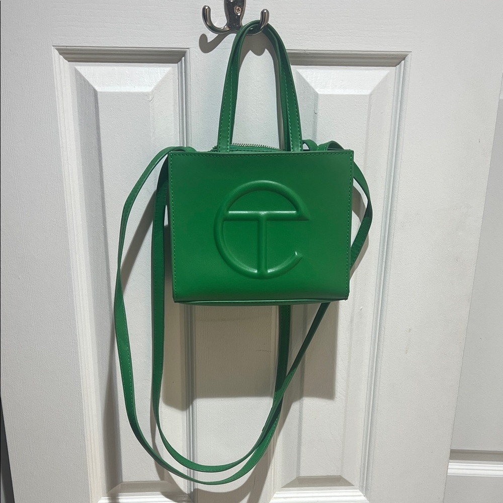 Telfar Vibrant Green Crossbody Bag